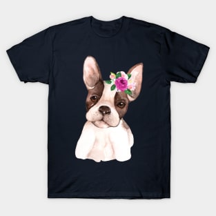 Cute French Puppy Dog Lover Bulldog Gift T-shirt T-Shirt